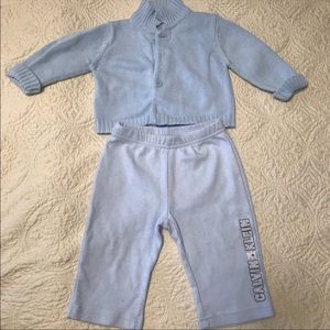 Calvin Klein baby pants and sweater